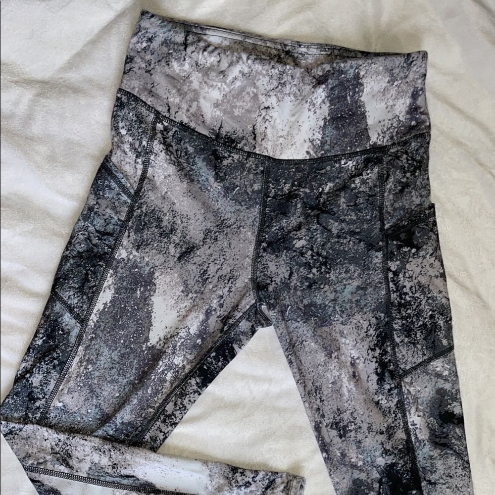 Workout leggings marble